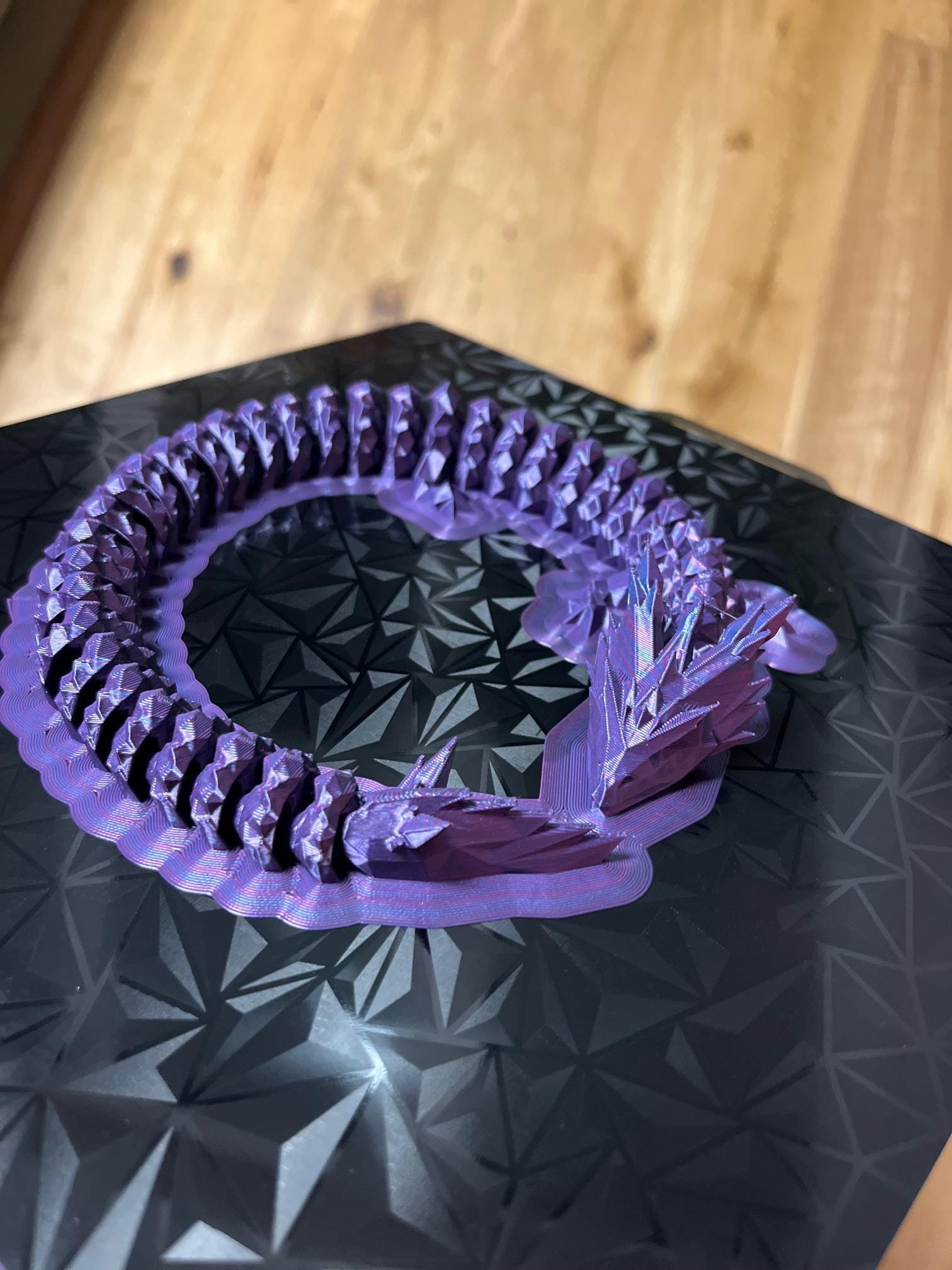 Crystal Dragon STL File - 3D Printable Articulated Flexi Design - Etsy
