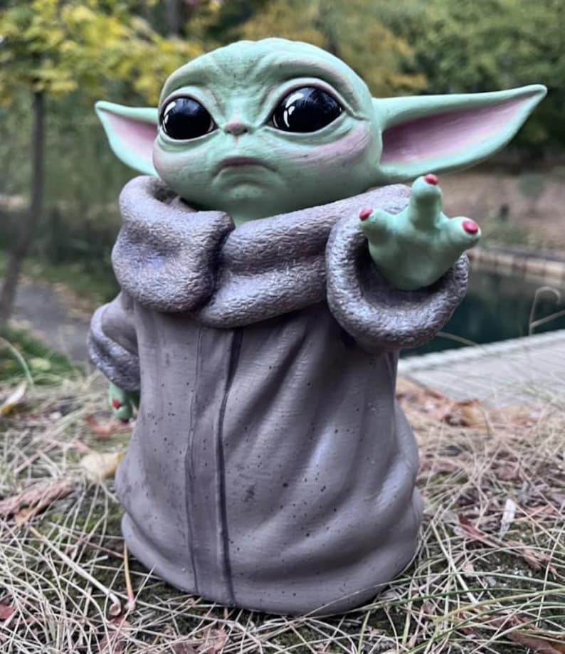 Baby Yoda STL – 12-Part Highly Detailed 3D Printable Figurine for Assembly