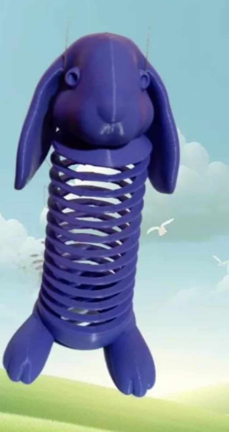 Voronoi Easter Bunny STL Pack – 4 Unique 3D Printable Flexi & Standing Rabbits
