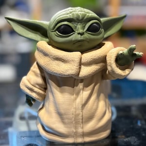 Baby Yoda STL – 12-Part Highly Detailed 3D Printable Figurine for Assembly
