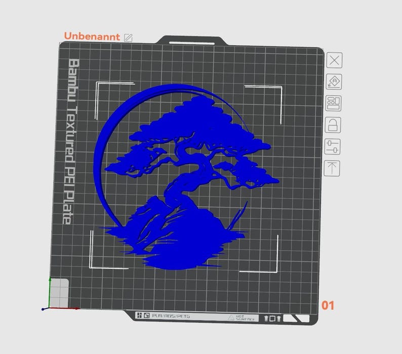 Bonsai Wall Art STL - 3D Printable Hanging Tree Decor