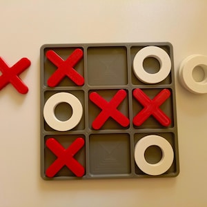 Tic Tac Toe STL File - 3D Printable Classic Game for DIY Fun