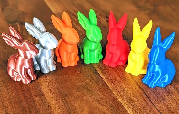 Voronoi Easter Bunny STL Pack – 4 Unique 3D Printable Flexi & Standing Rabbits