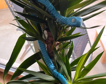 Highly Detailed 3D Printable Flexi Articulated Snake STL – 74 cm Long with Separate Eyes