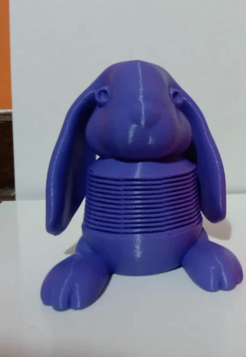 Voronoi Easter Bunny STL Pack – 4 Unique 3D Printable Flexi & Standing Rabbits