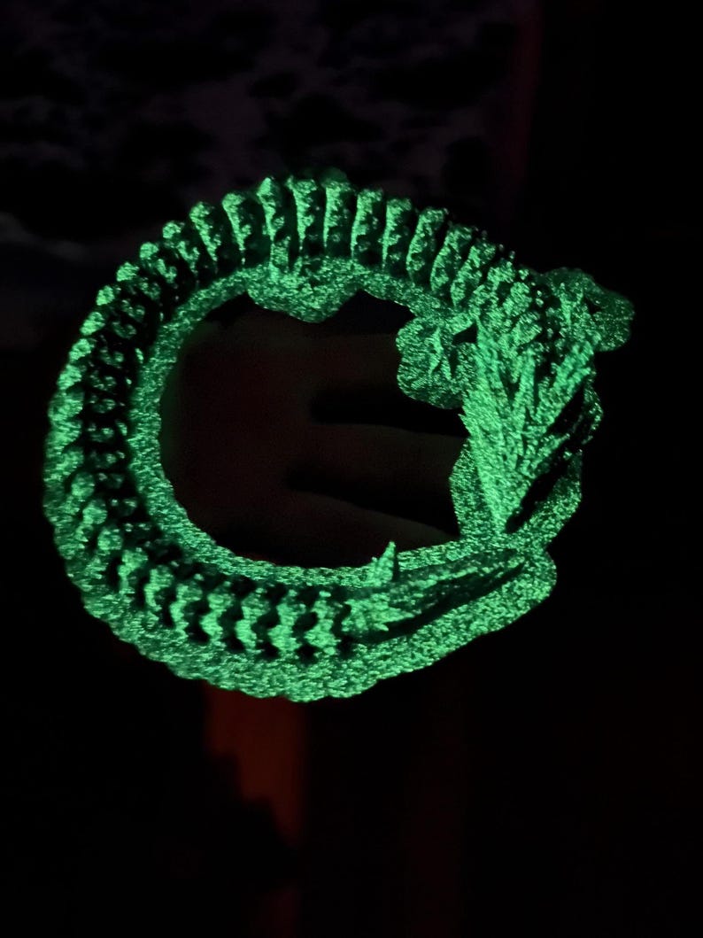Crystal Dragon STL File - 3D Printable Articulated Flexi Design - Etsy