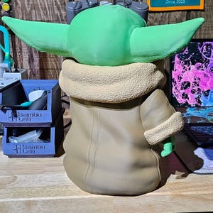 Baby Yoda STL – 12-Part Highly Detailed 3D Printable Figurine for Assembly