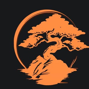 Bonsai Wall Art STL - 3D Printable Hanging Tree Decor