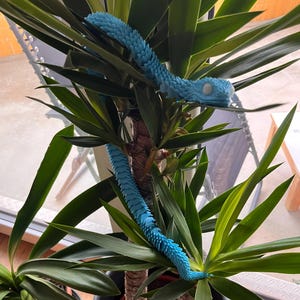 Highly Detailed 3D Printable Flexi Articulated Snake STL – 74 cm Long with Separate Eyes