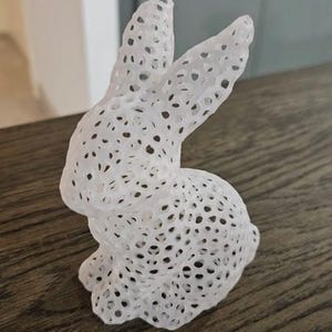 Voronoi Easter Bunny STL Pack – 4 Unique 3D Printable Flexi & Standing Rabbits