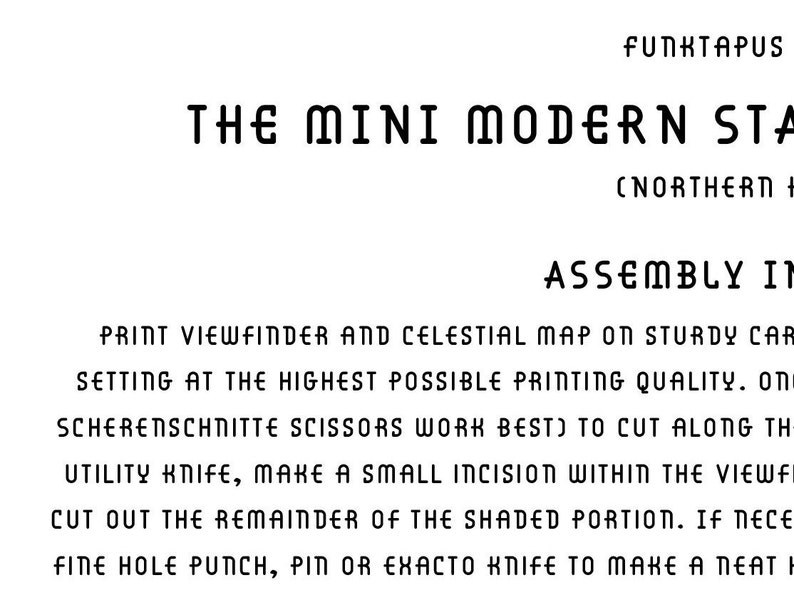 DIY SCIENCE PRINTABLE: The Mini Modern Starfinder Digital Kit image 3