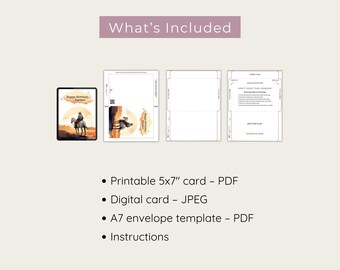 Western Birthday Card | Comfort Character Gift | Nerdy Geek Gamer