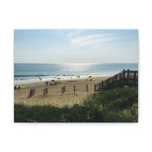 Beach Life Matte Canvas Wall Art, Coastal Decor for Living Room, Ocean Prints for Home, Beach Vibes Art, Gift for Beach Lovers