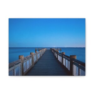 Serene Coastal Canvas Print, Beach Wall Art, Ocean Decor, Nautical Home Decor, Gift for Coastal Lovers