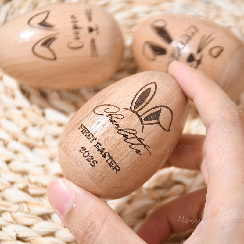 Wooden Keepsake Easter Egg - Etsy UK