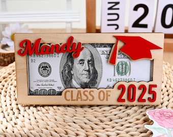 Graduation Money Holder, Personalized Graduation Gift, Class of 2026 High School Gift, Gift for High School Senior, Graduation Gift Ideas