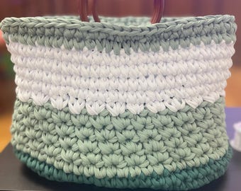 Bolso grande de crochet