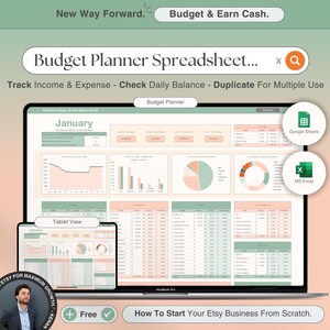 Google Sheets Budget Spreadsheet Weekly Monthly Budget Spreadsheet Paycheck Budget Planner Excel Budget Template Excel Budget Spreadsheet