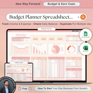Excel Budget Spreadsheet Weekly Monthly Budget Spreadsheet Paycheck Budget Planner Excel Budget Template Google Sheets Budget Spreadsheet