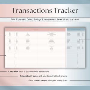 Monthly Bill Tracker Budget Spreadsheet Google Sheets Budget Planner ...