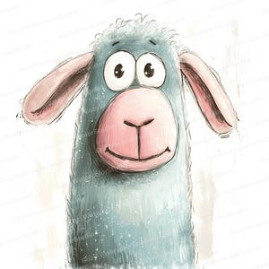 10 adorables cliparts d'animaux de la ferme et des bois | Jolies illustrations de lapin, renard, vache, hibou et plus pour projets d'enfants, JPG