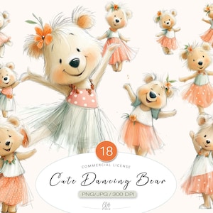 Dancing Bear Dress - Etsy Finland