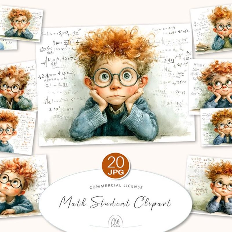 Math Glasses Printable - Etsy