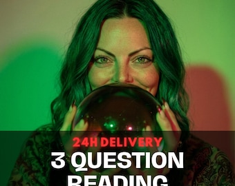 3 Question Psychic Reading, Accurate Psychic Insight, Same Day Answers, Honest Guidance, Future Predictions