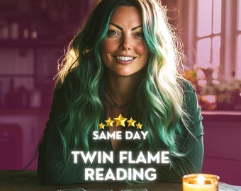 Twin Flame Reading, Deep Psychic Connection Insights, Soulmate Reunion Clarity, Love Guidance, Same Day Psychic Reading