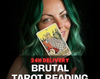 Lectura de Tarot Brutal y Sincera. Una lectura psíquica cruda y honesta. Obtén la verdad sin filtros sobre el amor, la carrera o la vida. Sin rodeos, solo claridad brutal.