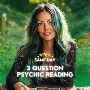 3つの質問で占うサイキックリーディング、正確なサイキックインサイト、即日回答、誠実なガイダンス、未来予測