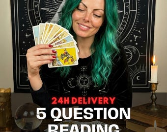 5 Question Tarot Reading, Love, Career, Psychic Insights, Same Day Tarot, Accurate Psychic Reading | Psychic Bahar