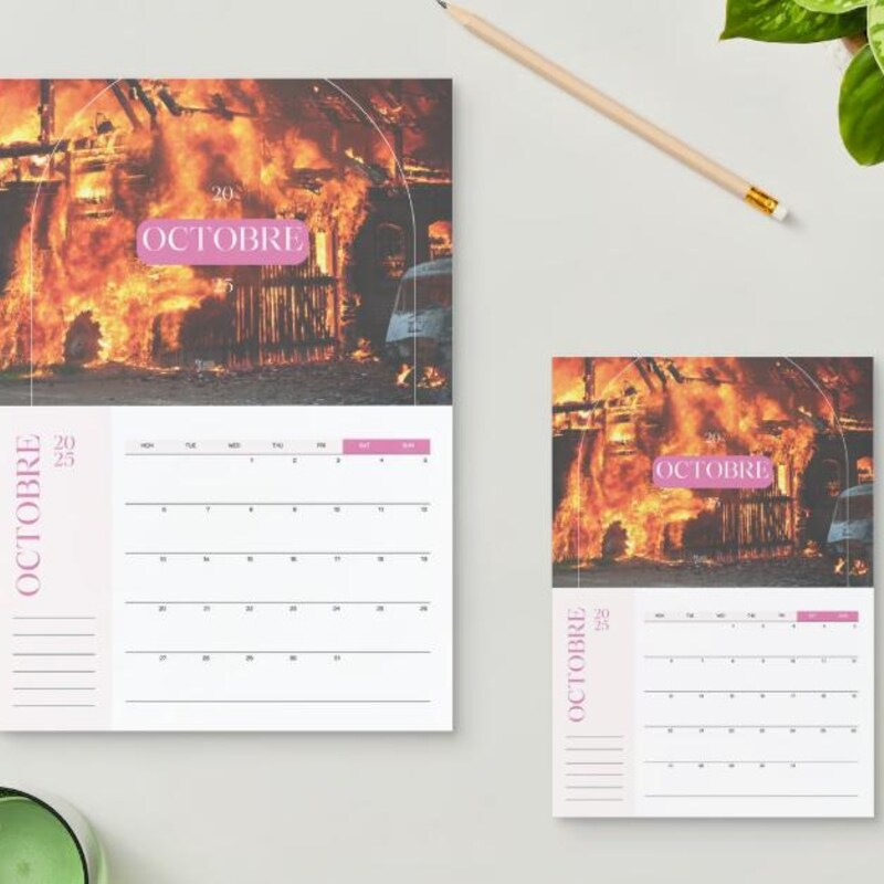 Firefighter Calendars Etsy