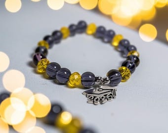 Class of 2026 Beaded Bracelet – Graduation Gift for Senior