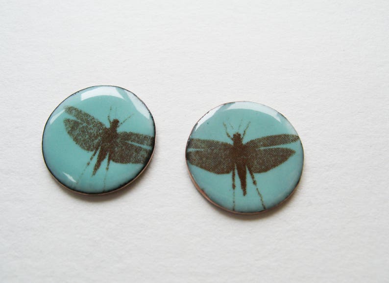 Grasshopper Earring Cabochon Set