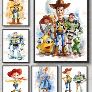 Toy Story Inspired Printable Wall Art for Kids