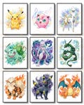 Pokemon Wall Art, Set of 20 prints, Kids Room Decor, Digital Download