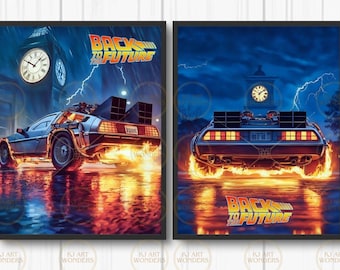 バック・トゥ・ザ・フューチャー、4 デジタルダウンロード可能印刷可能