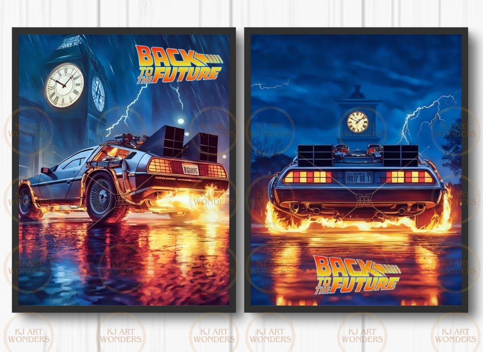 Back to the future clock - Etsy 日本