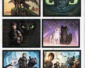 Geanimeerde draak Digitale kunst Fantasie muurafdrukken train je draak