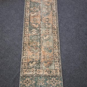 2x7 Runner Rug,  2x7 Stair Rug,  2x7 Turkish Rug,  Handmade Rug,  2x7 Vintage Rug, Oushak Rug, Foot Rug, Flaat Rug, Area Rug , 2.2x7.3ft