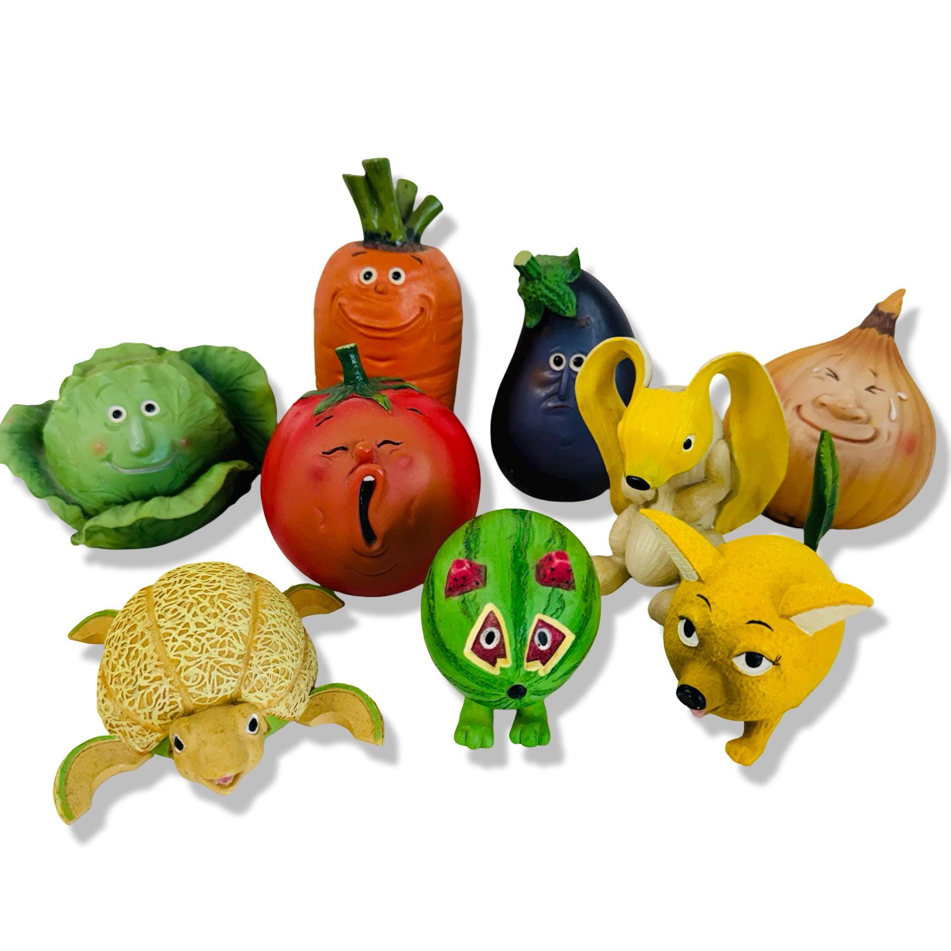 Anthropomorphic Fruit Vegetable - Etsy