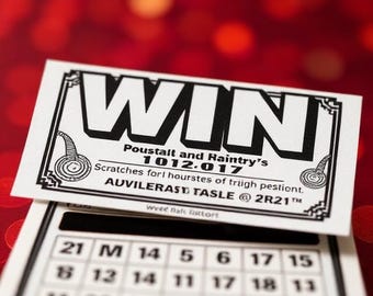 Scratch Ticket Money Poster, Extremely Powerful, Hang on wall, Keep in home, Carry (Digital Download)