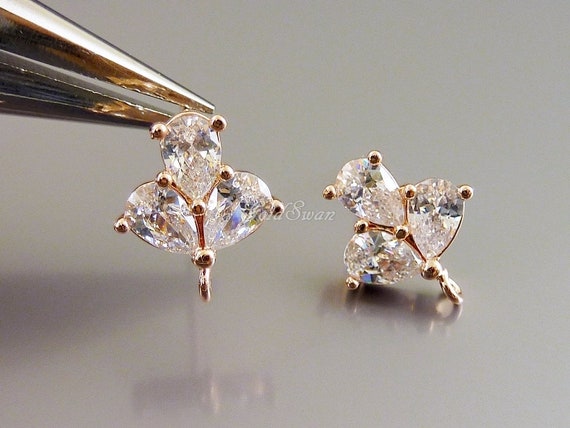 Sterling Silver 925 Solid Round Brilliant Cut Cubic Zirconia Stud Gift  Earrings - Tony's Restaurant in Alton, IL