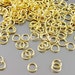 10 grams delicate 24 gauge 4mm gold plated brass jumprings, jump rings, connectors B005BBG-244