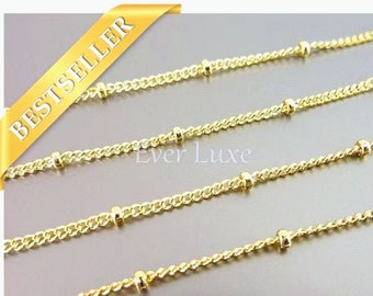 Top Seller! 1 Meter Delicate Satellite Bead Chains Elegant Ball Chains for Jewelry Making Perfect for Crafting Unique Jewelry Pieces B053-BG