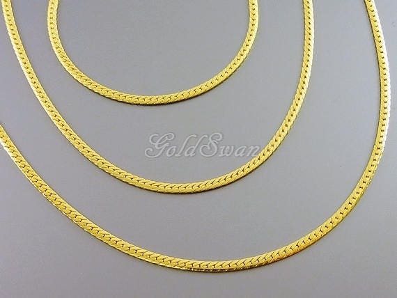 shiny gold chain