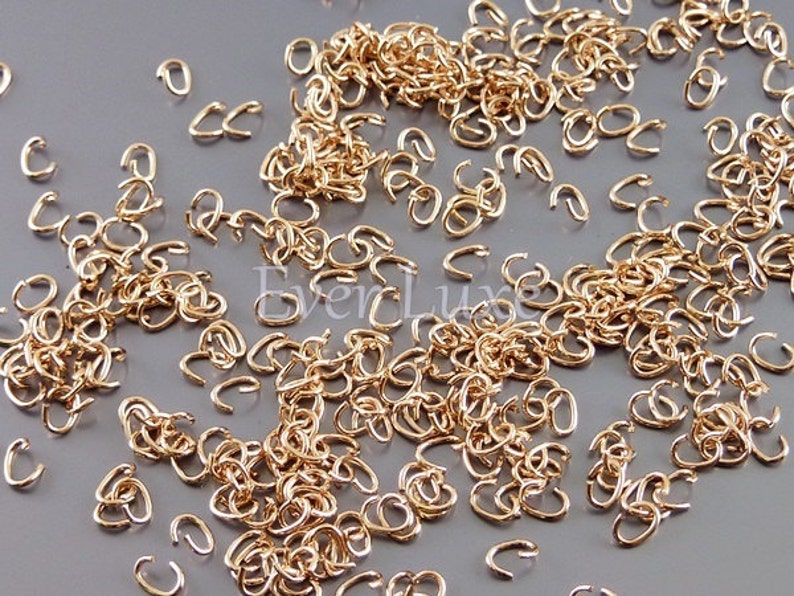 10 grams thin brass jump rings, oval rings, delicate jumprings, small jumprings, high quality jewellery making B058-BRG 