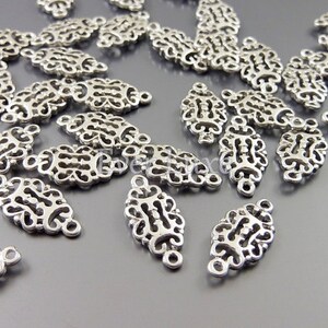 4pcs vintage fashion filigree pendant , small 14mm size | jewelry charms 1188-MR-14