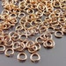10 grams (approx. 200 pieces) shiny rose gold plated strong jump rings, jumprings, jewelry jump rings B005BRG-205